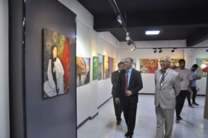 الأستاذ الدكتور محمد كريم الساعدي في ضيافة كلية الفنون الجميلة جامعة واسط